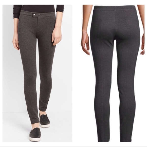 VINCE dark charcoal gray stretchy ski pants Sz 6 NWOT - Picture 2 of 14